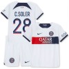 Officiële Voetbalshirt + Korte Broek Paris Saint-Germain C. Soler 28 Uit 2023-24 - Kids